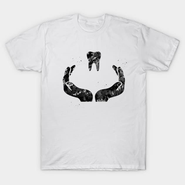 Dental Care Art T-Shirt by erzebeth